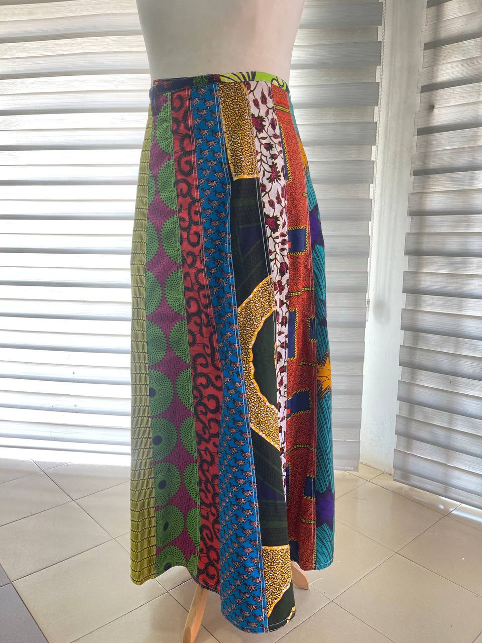 ASASAWA LONG WRAP SKIRT