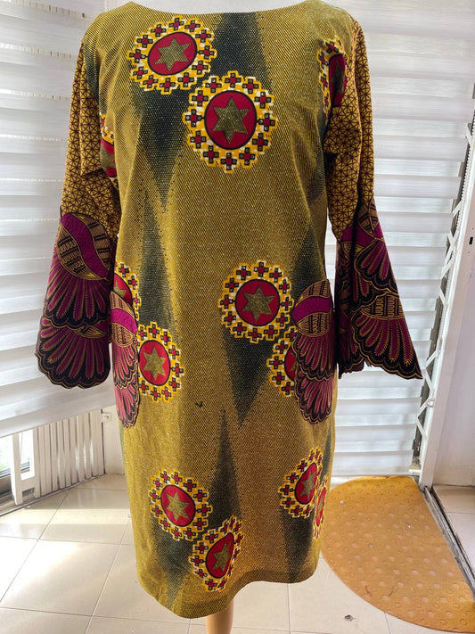 KWADUSA SLEEVED DRESS